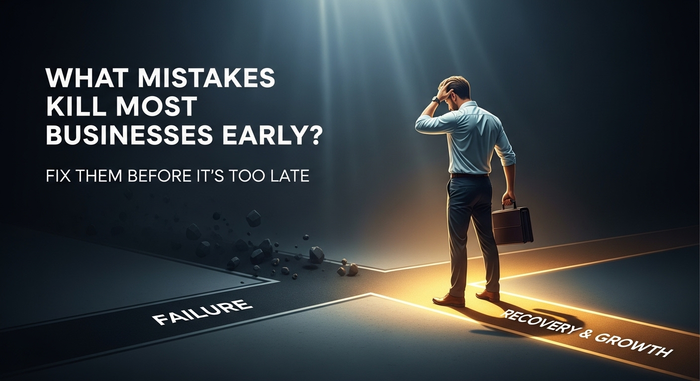 What mistakes kill most businesses early and how to recover from early business mistakes