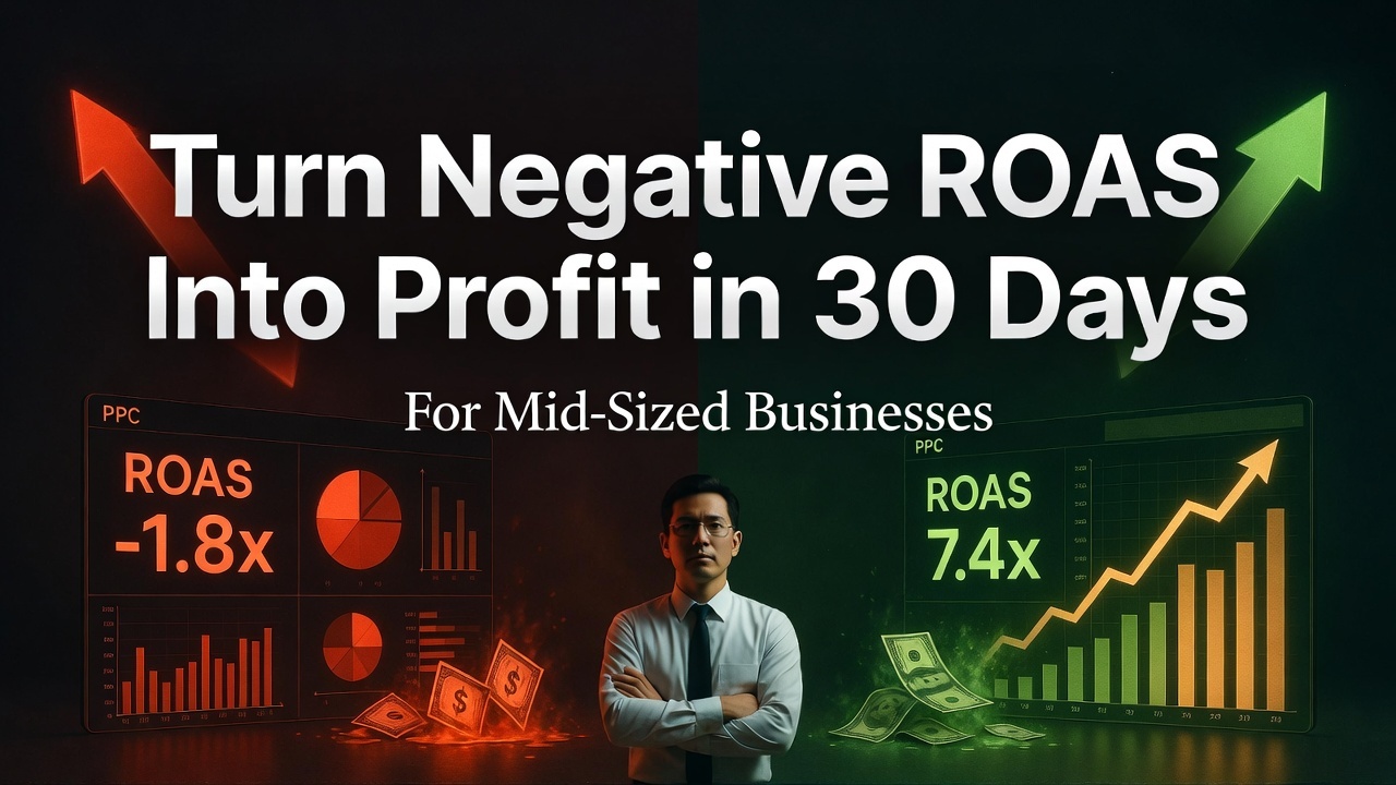 Turn Negative ROAS Into Profit in 30 Days for Mid-Sized Businesses