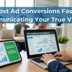 PPC dashboard showing underperforming ads and strategies to boost ad conversions by communicating offer’s true value for mid-sized businesses