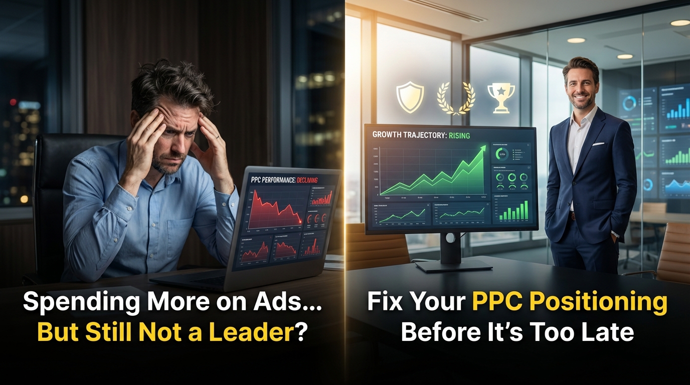 mid sized business ppc positioning strategy to become market leader and improve lead quality using google ads