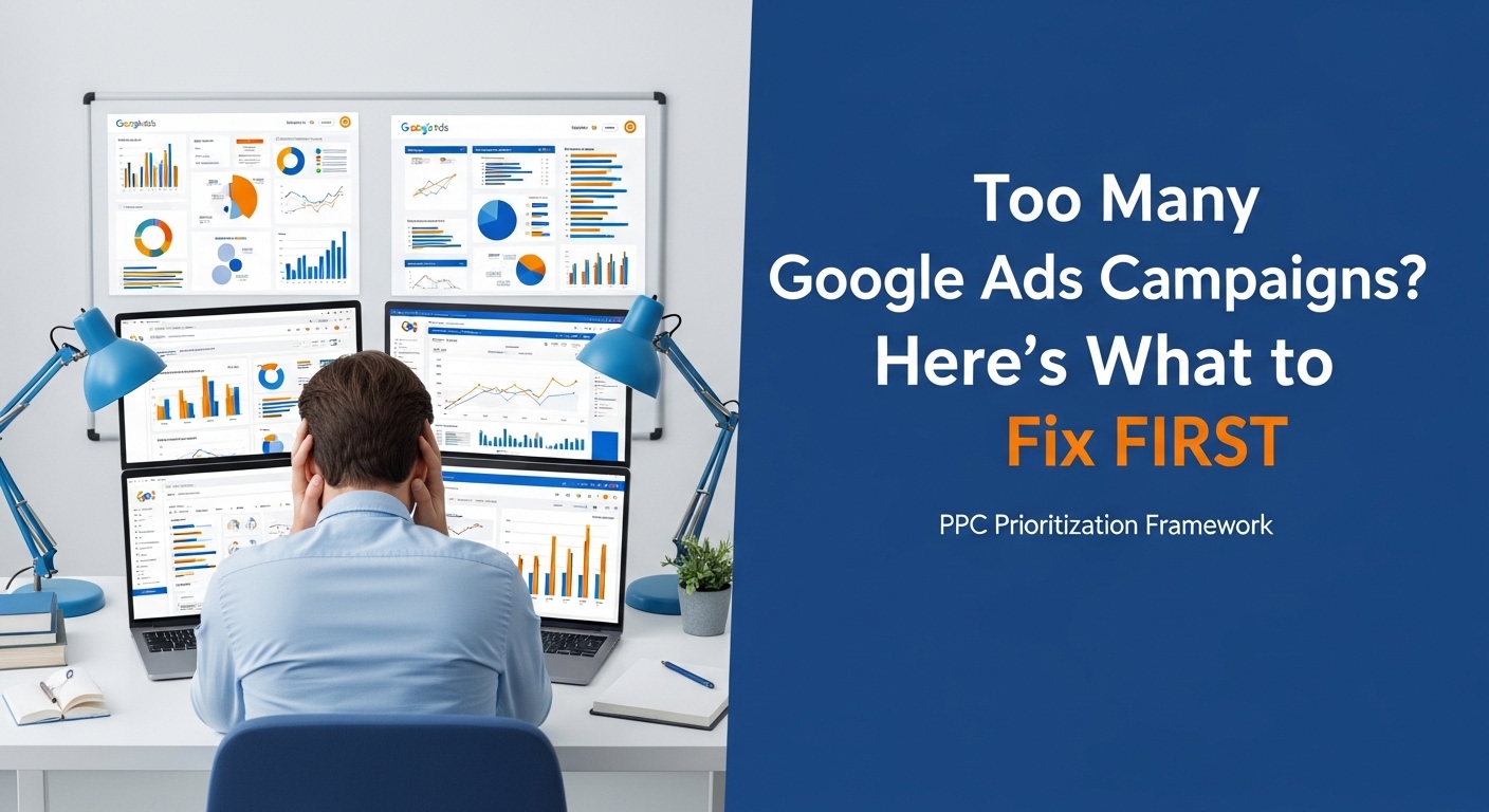 prioritizing google ads campaigns when everything feels important ppc strategy framework for overwhelmed advertisers