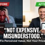 why good services fail to convert due to low perceived value and pricing perception issues
